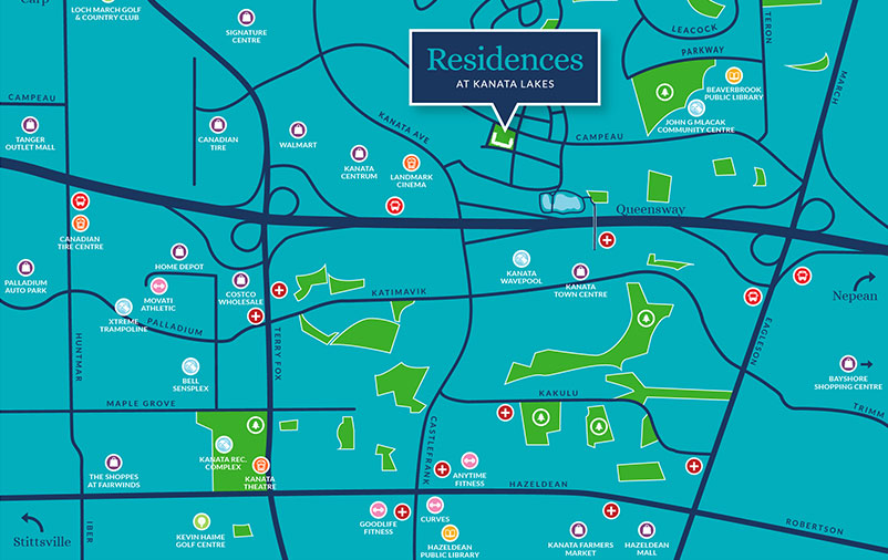 Map to Residences